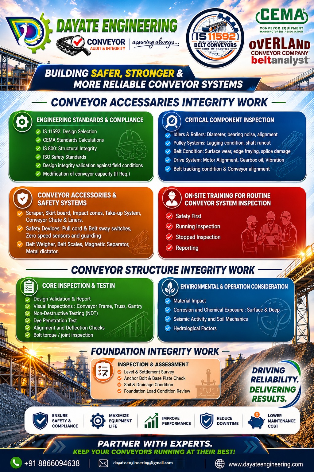 Dayate Engineering — Conveyor Services Overview